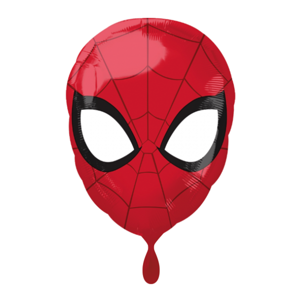 1 Ballon - Spider-Man Gesicht