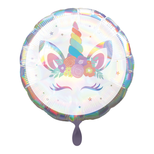 1 Ballon - Unicorn Party Iridescent