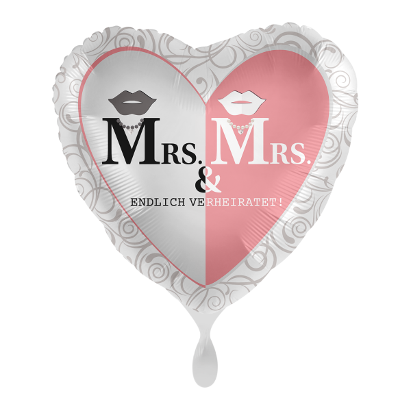 1 Balloon - Mrs. & Mrs. Finally Married