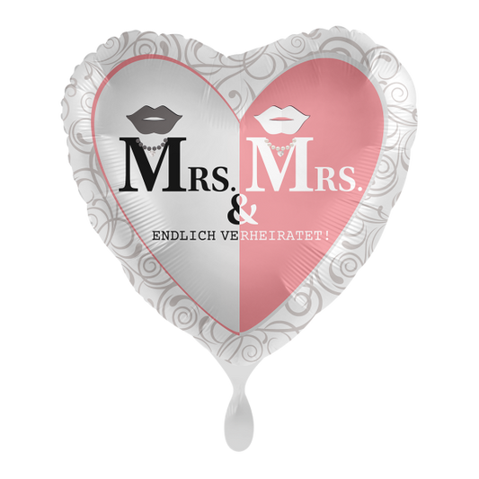 1 Balloon - Mrs. & Mrs. Finally Married