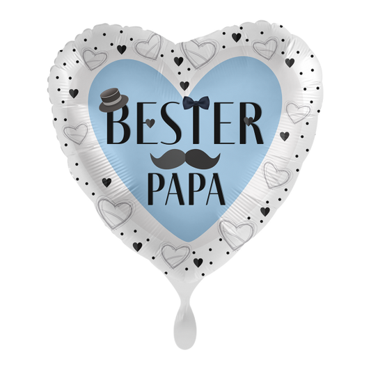 1 Ballon - Bester Papa Herz